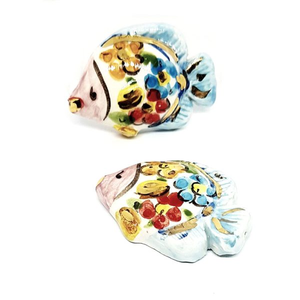 Ceramica di Caltagirone Pesce Tropicale 35x35mm - immagine 3